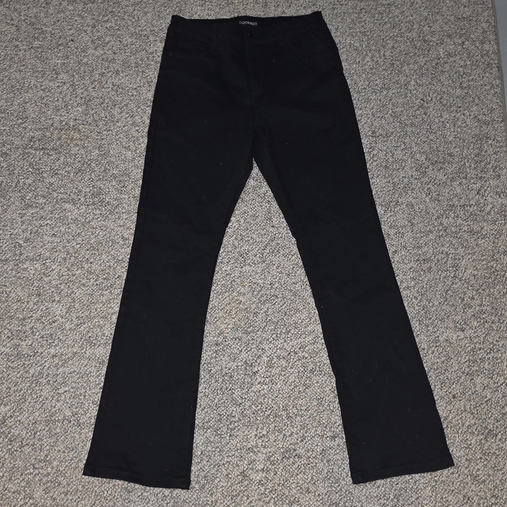 Chic Black Flared Pants
